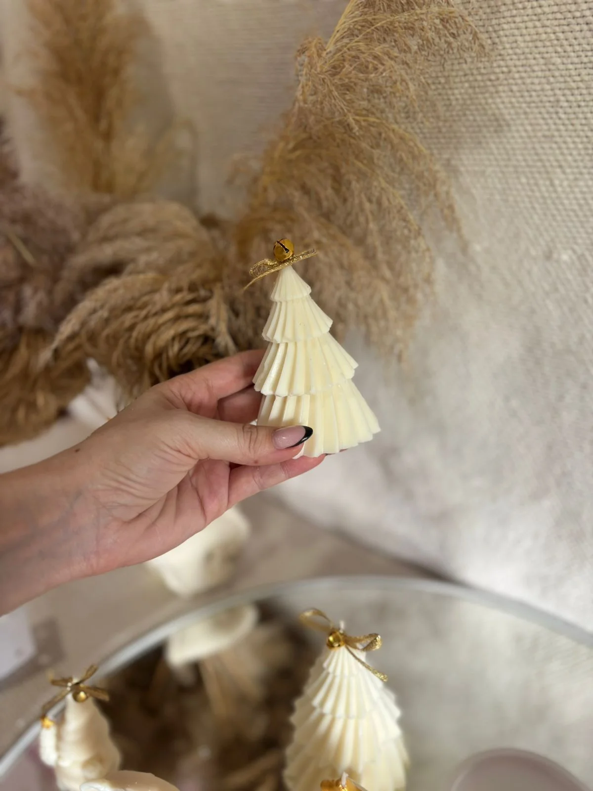 Arbol navideño volados 8cm - Lume Velas Artesanales