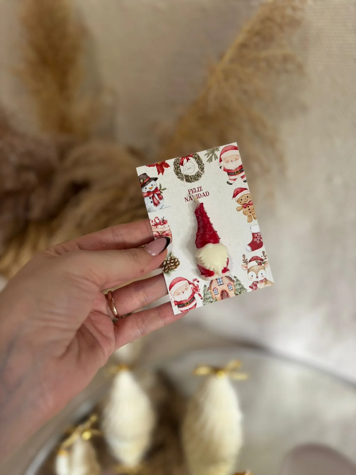 Gnomo Navideño - Lume Velas Artesanales