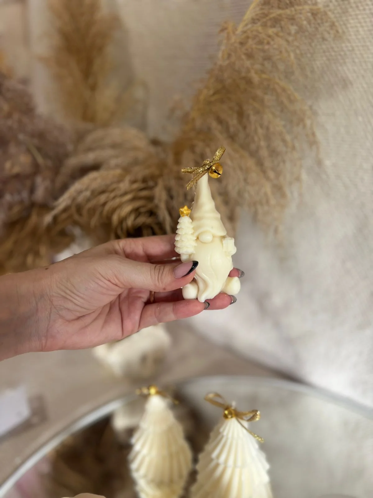 Gnomo Noel 8cm - Lume Velas Artesanales