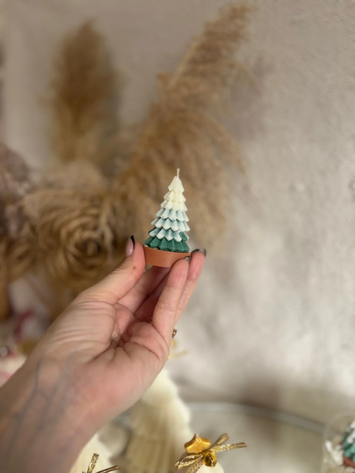 Mini arbolito navideño 6cm - Lume Velas Artesanales