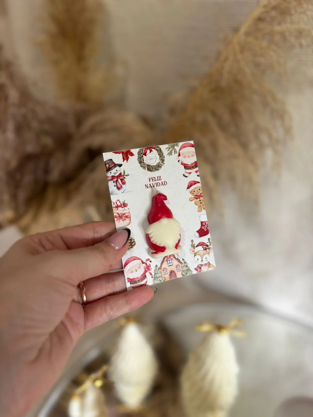 Papa Noel Novideño - Lume Velas Artesanales