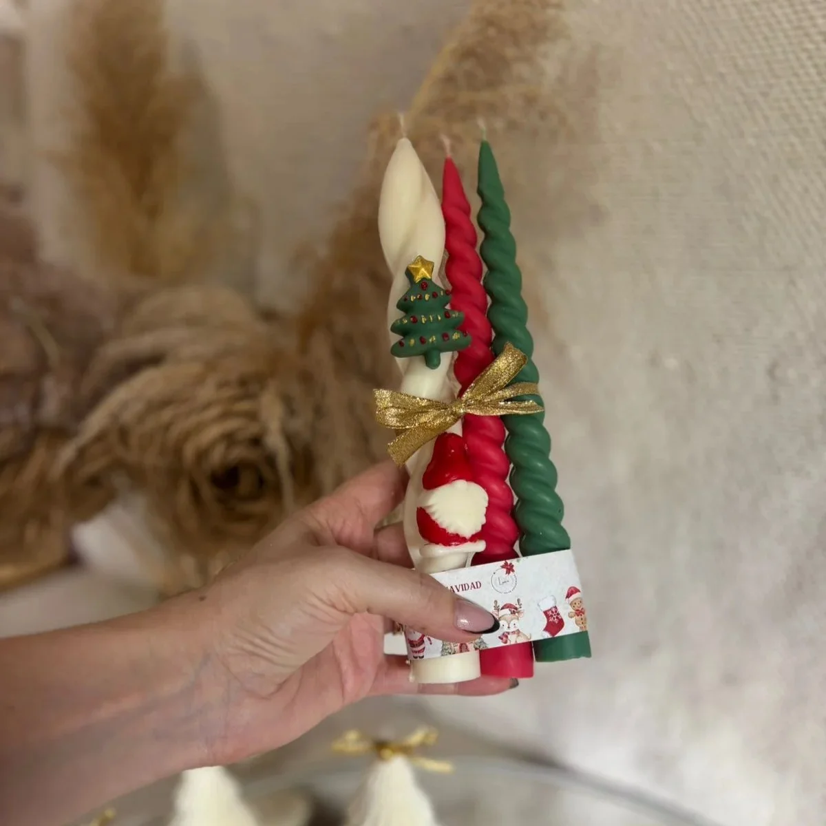 Set Velas Navideñas - Lume Velas Artesanales