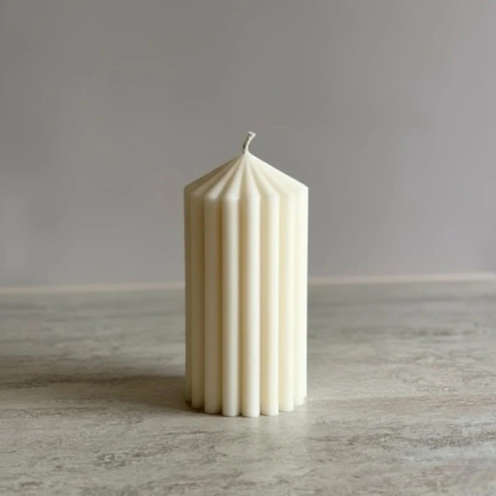 Velon Rayado 13cm - Lume Velas Artesanales