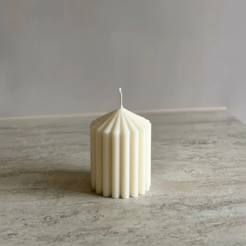 Velon Rayado 9cm - Lume Velas Artesanales