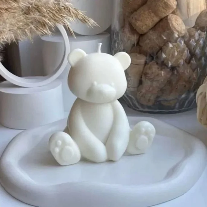 Oso Sentado - Lume Velas Artesanales