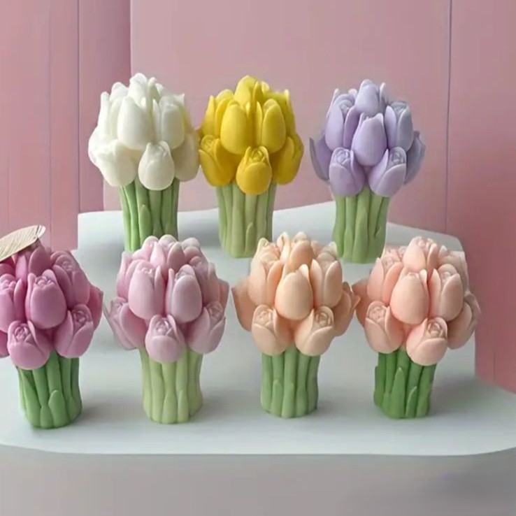 Ramo Tulipan Souvenir - Lume Velas Artesanales